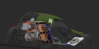 Prototype off road EV with custom battery pack
