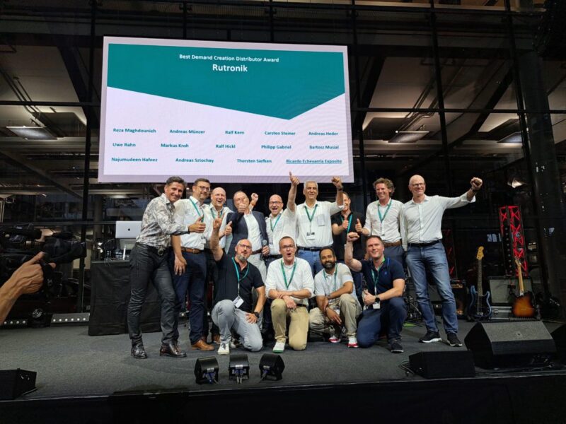 Rutronik honoré par Infineon avec le “Prix du Meilleur Distributeur de Création de Demande Automobile” lors de FAST 2024