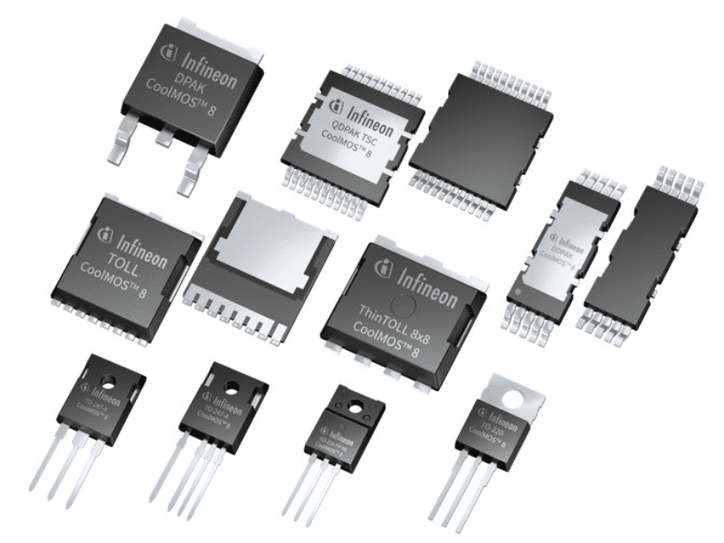 MOSFET 600 V de la série CoolMOS 8 d’Infineon chez Rutronik