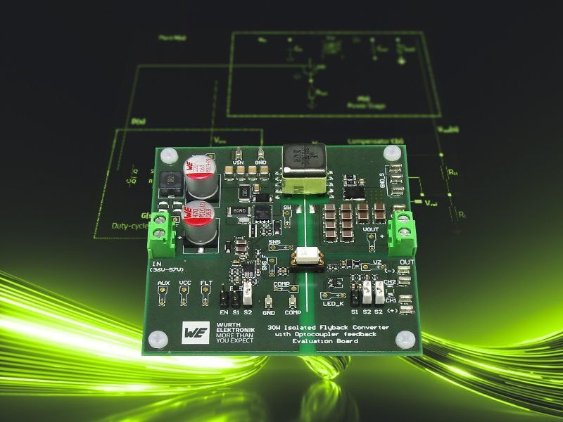 Feedback loop compensation of a current-mode Flyback converter with optocoupler