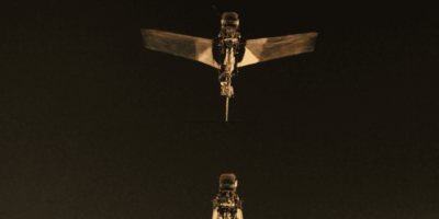 Flying like a beetle