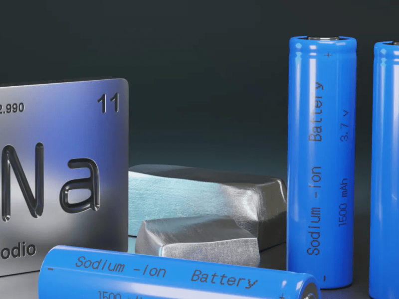 First simulation model for aging in sodium ion battery cells