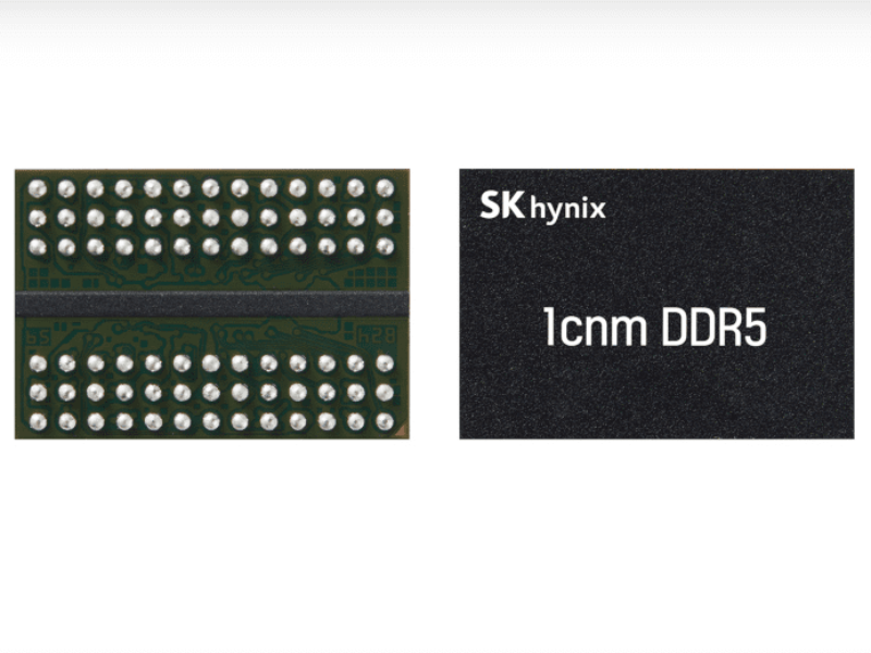 16Gbit DDR5 DRAM made with 1c-nm process