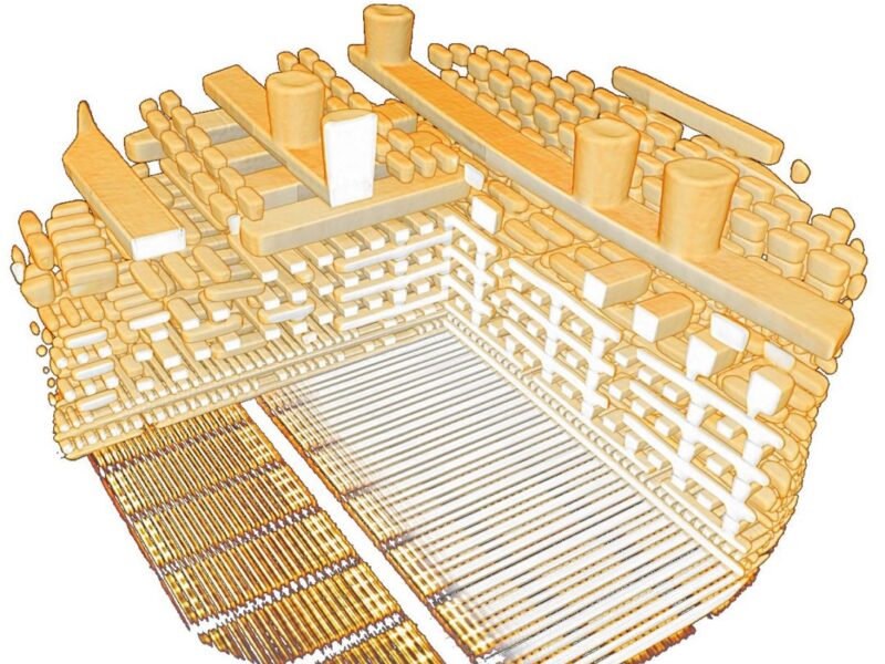 Record mondial pour la radiographie X d&rsquo;une puce 3D