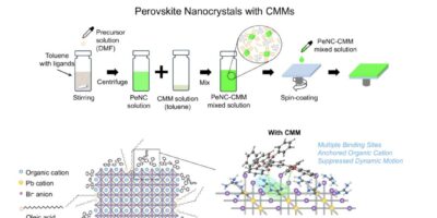 Researchers develop ultra-high efficiency perovskite LEDs