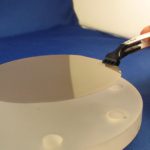 E6 teams for 4in single crystal diamond wafers