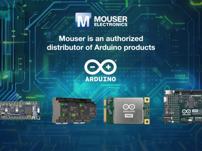 Solutions d’Arduino disponible chez Mouser