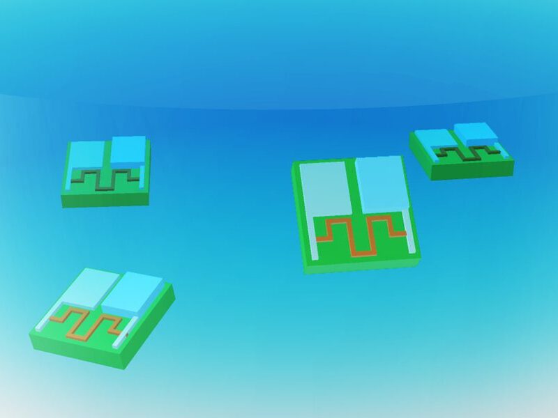 Miniature zinc air batteries for tiny robots
