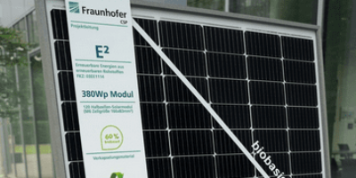 More sustainable solar modules made from renewable raw materials