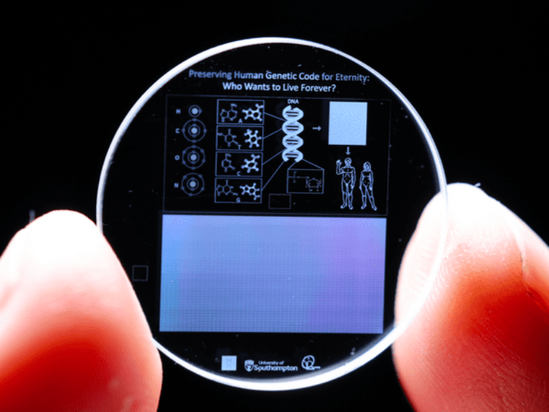 Human genome stored on ‘everlasting’ memory crystal