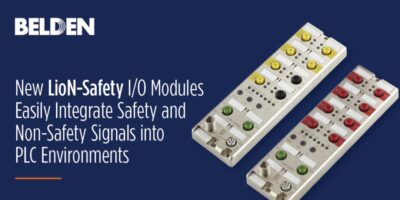 I/O modules provide functional safety in automated operations