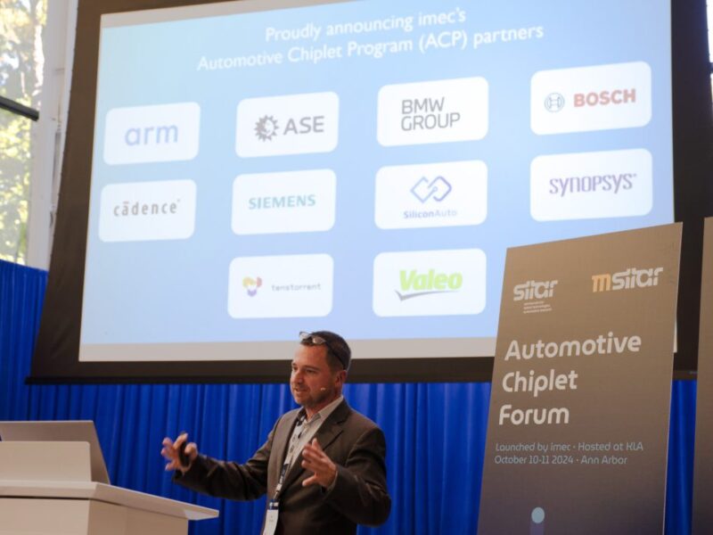 imec signs up European firms for automotive chiplet programme
