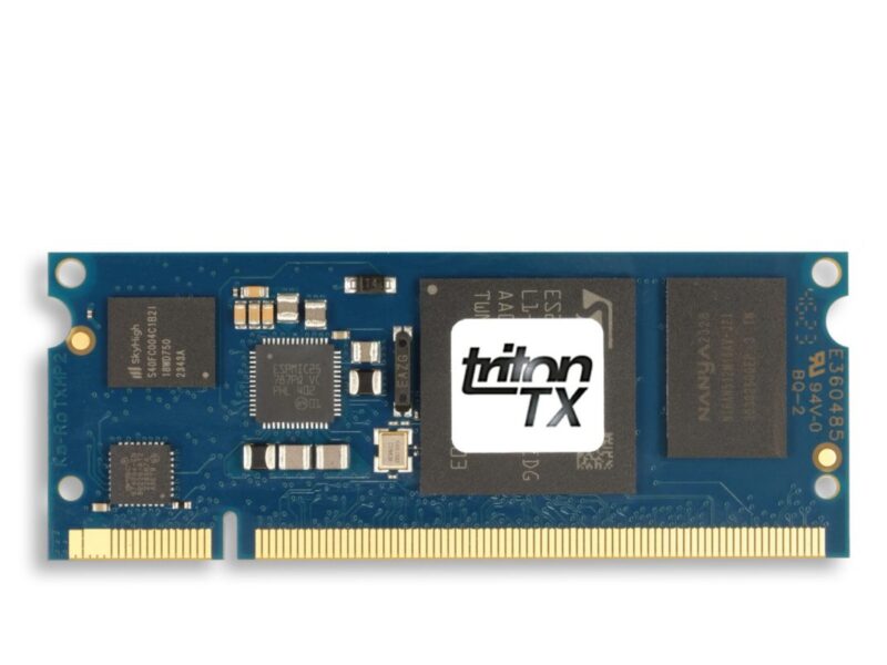 Industrial module uses ST dual core 64bitprocessor for AI