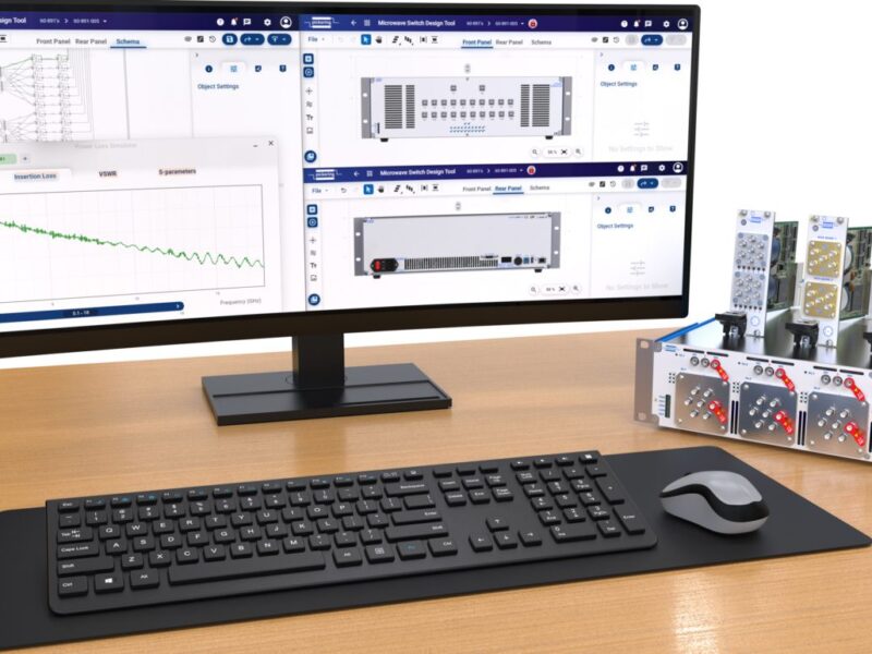 Outil de conception de commutateurs hyperfréquences avec simulation et la conception schématique