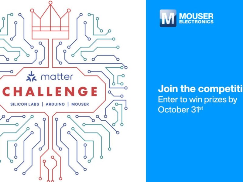Mouser Electronics, Silicon Labs et Arduino sponsors du Matter Challenge 2024