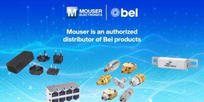 Large gamme de produits du groupe Bel au catalogue de Mouser Electronics