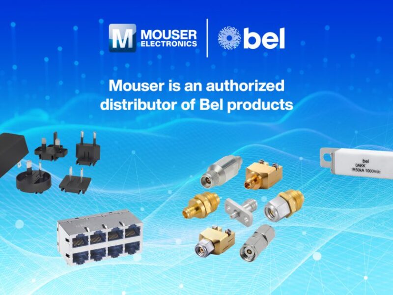 Large gamme de produits du groupe Bel au catalogue de Mouser Electronics