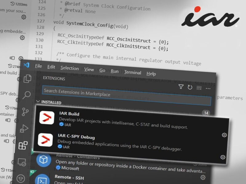 IAR C-SPY sets a new debugging standard for the VS Code