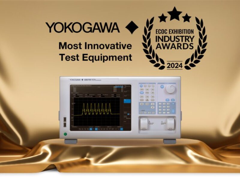 Yokogawa Test&Measurement : prix ECOC du matériel de test le plus innovant pour son analyseur de spectre optique YOKOGAWA AQ6370E
