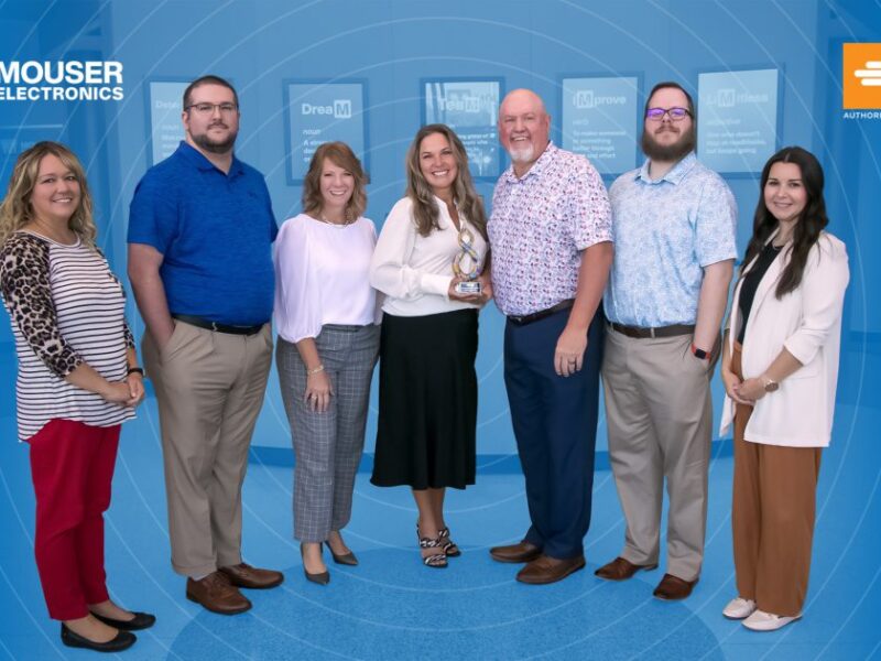 Mouser Electronics : Global High Service Distributor de l’année par TE Connectivity pour la dixième année