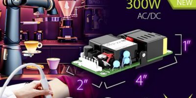 Alimentations CA-CC Open Frame haute densité compacte pour applications médicales