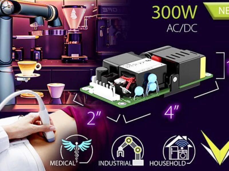 Alimentations CA-CC Open Frame haute densité compacte pour applications médicales