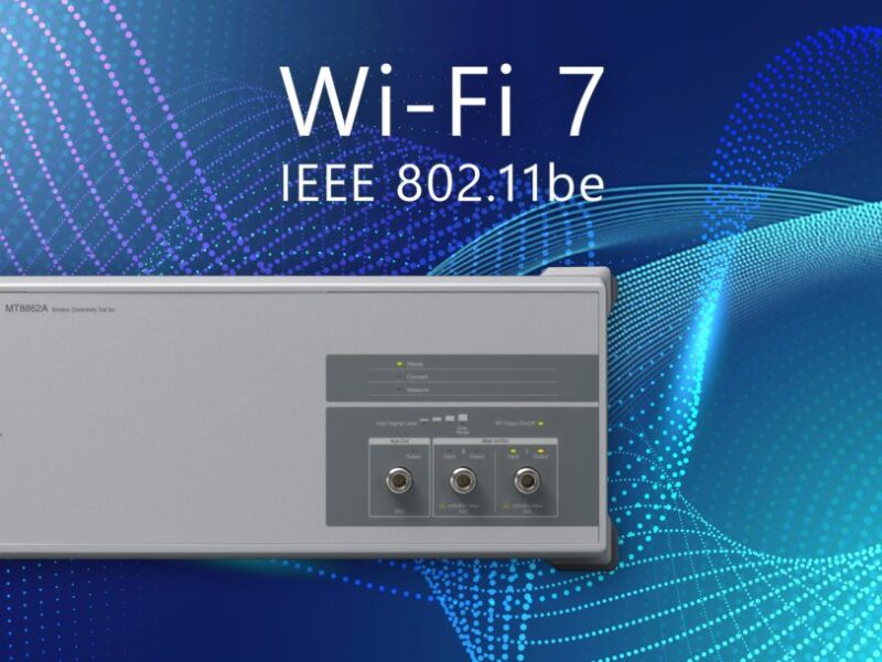 Le testeur WLAN d’Anritsu supporte le Wi-Fi 7 2×2 MIMO