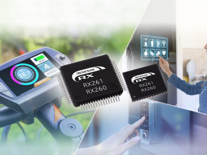 Microcontrôleurs écoénergétiques, tactiles avancés et sécurisés