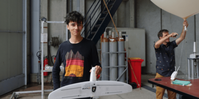 Weather radiosonde can find its way back