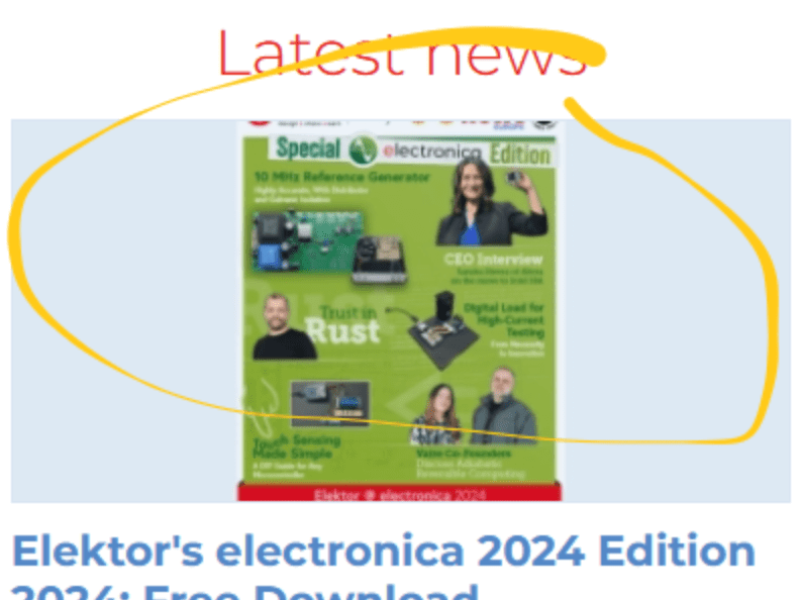 Digital special edition covers electronica 2024