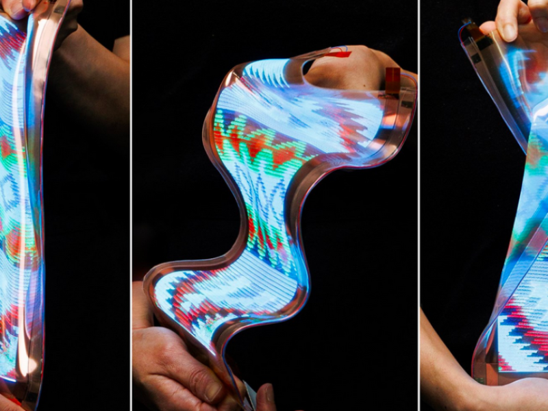 Stretchable display can expand by 50 percent