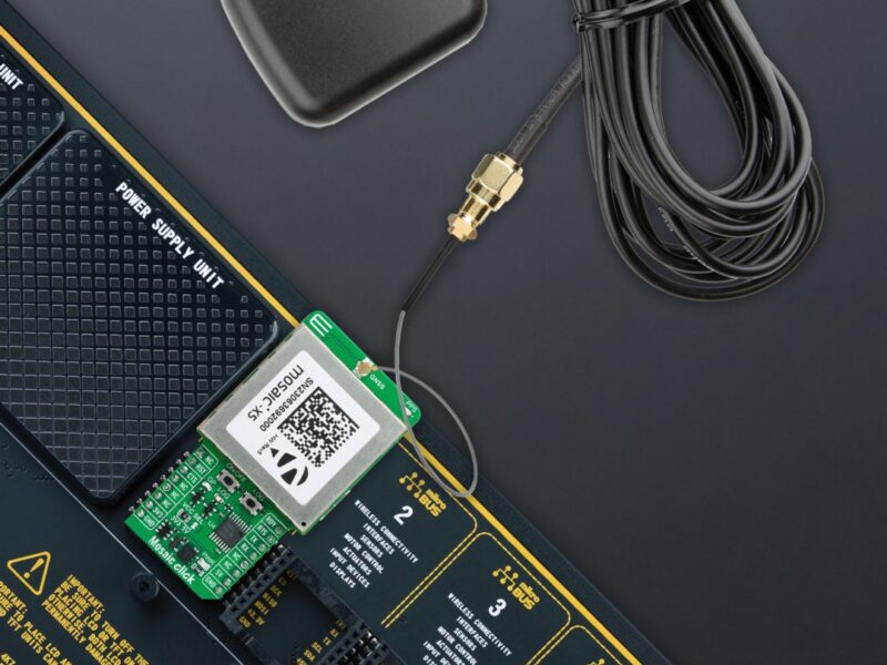 Click board for GNSS global satellite tracking