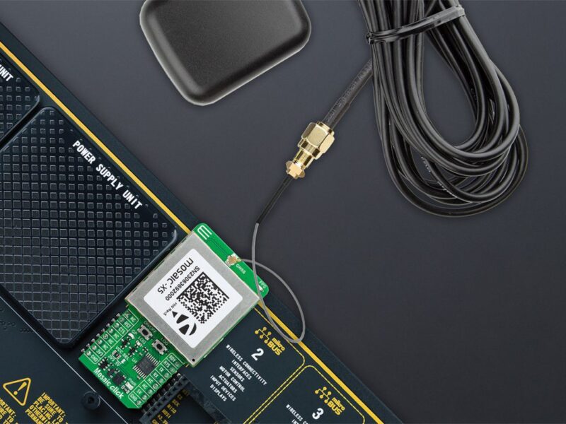 Mosaic Click board enables multi-band GNSS tracking