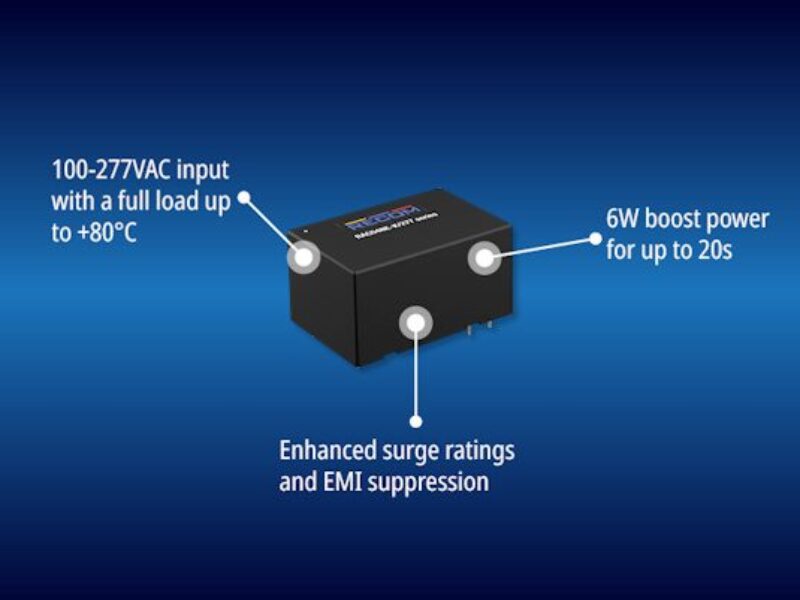 Convertisseurs CA/CC encapsulés miniatures aux spécifications élargies