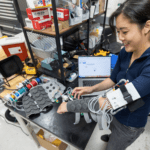 New knit haptic sleeve simulates realistic touch