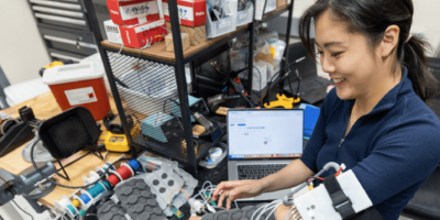 New knit haptic sleeve simulates realistic touch