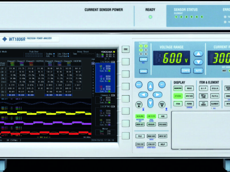 Dual current power analyzer adds motor control support