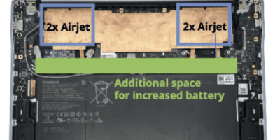 Solid state cooling boost for ARM AI laptop PC