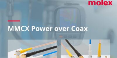 MMCX power over coax connectors ensures uninterrupted power