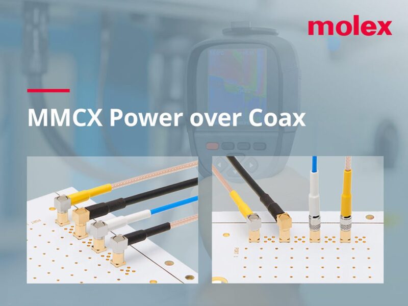 MMCX power over coax connectors ensures uninterrupted power