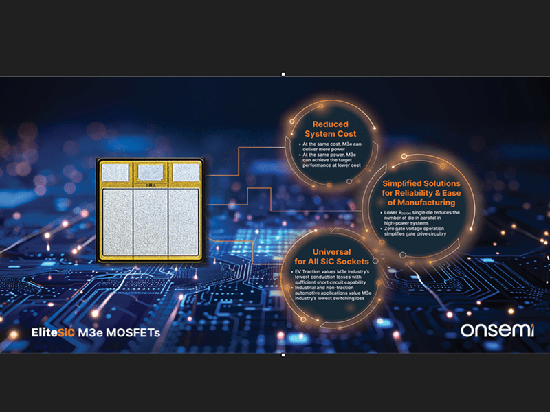 onsemi EliteSiC 650 V SiC MOSFET M3S Series with Superior Switching Performance