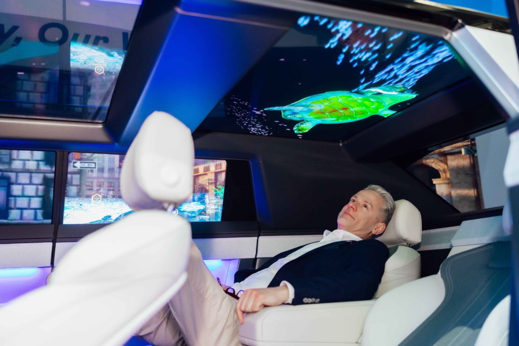 The Skyroof microLED display