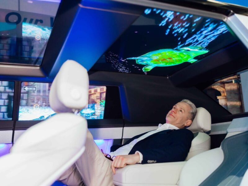 Lie down and enjoy the drive