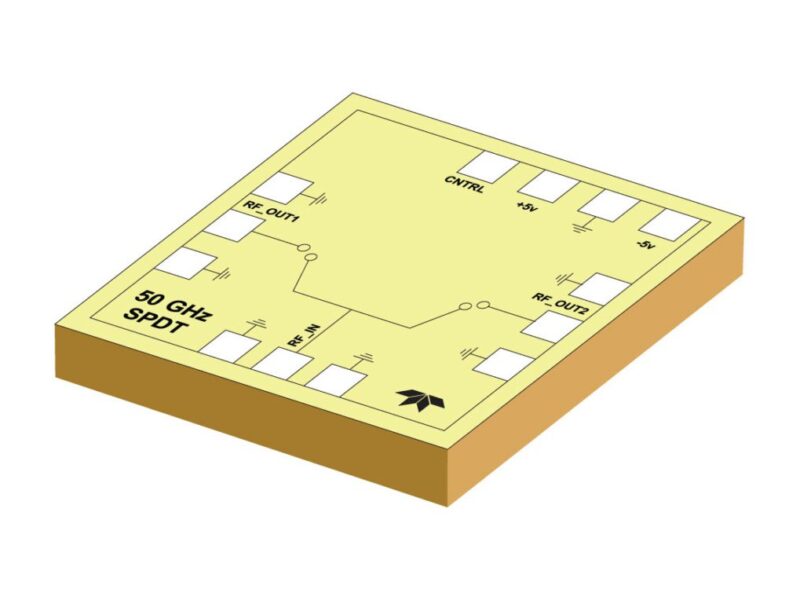 High-reliability DC to 50 GHz wideband 50 GHz RF switch