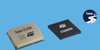 ST releases GNSS quad-band satellite navigation receiver