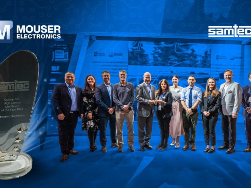 Mouser Electronics remporte le prix 2024 du Distributeur mondial de l&rsquo;année