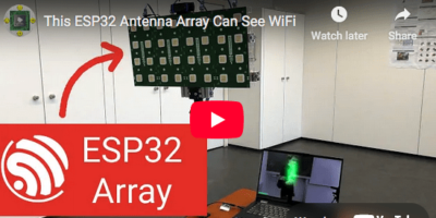 Visualizing WiFi signals with a ESP32 Array Antenna