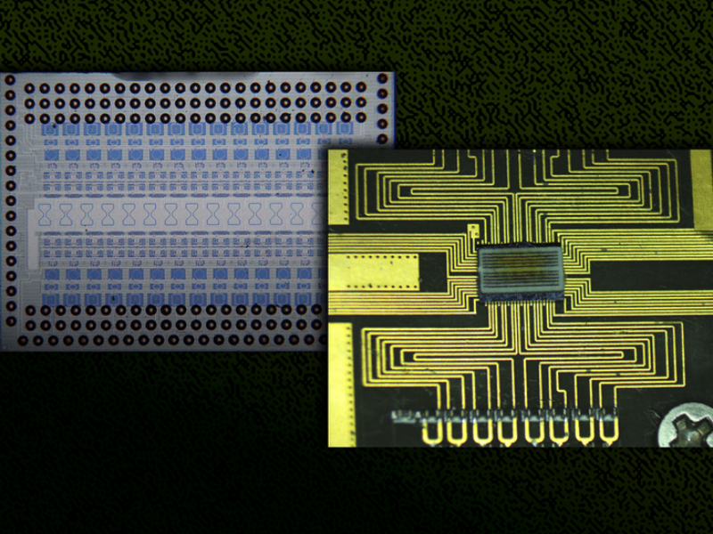 A thin, patterned sheet of material to control terahertz waves on a chip