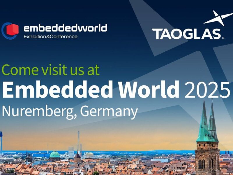 Taoglas to show GNSS, cellular and Wi-Fi/Bluetooth antennas