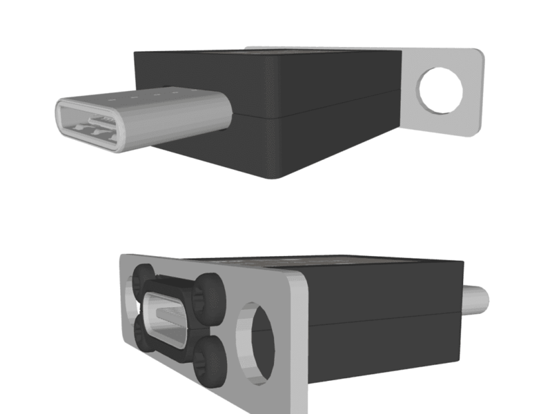 Prise d&rsquo;usure haute précision pour tests USB Type-C 3.1